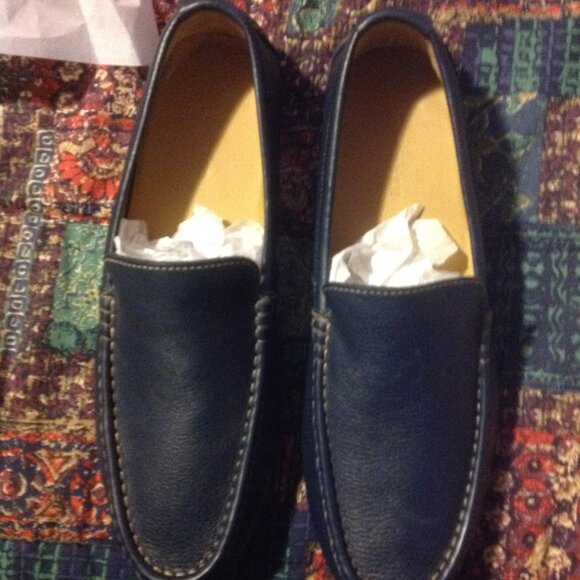 Cole Haan Men\'s Somerset Blue Leather Loafers - 11.5M - New in Box main image 9